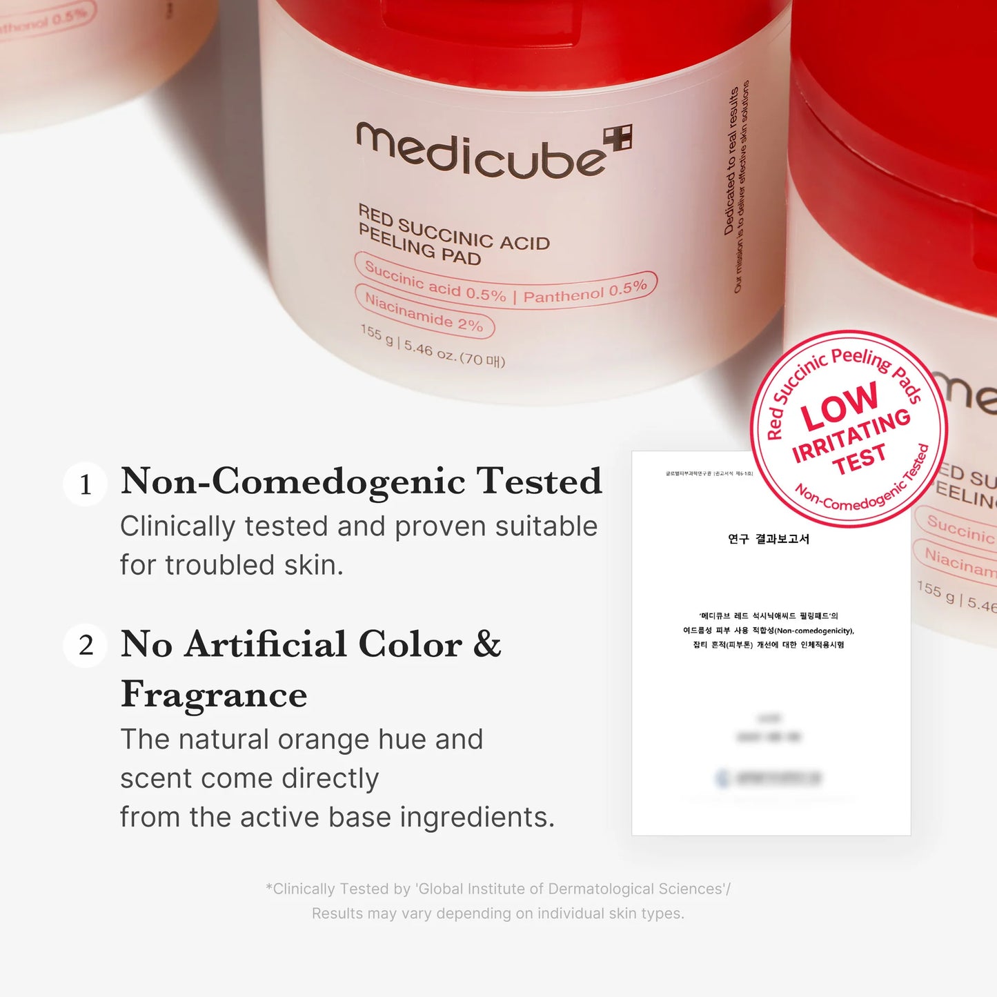 medicube Red Succinic Acid Peeling Pad - 70p