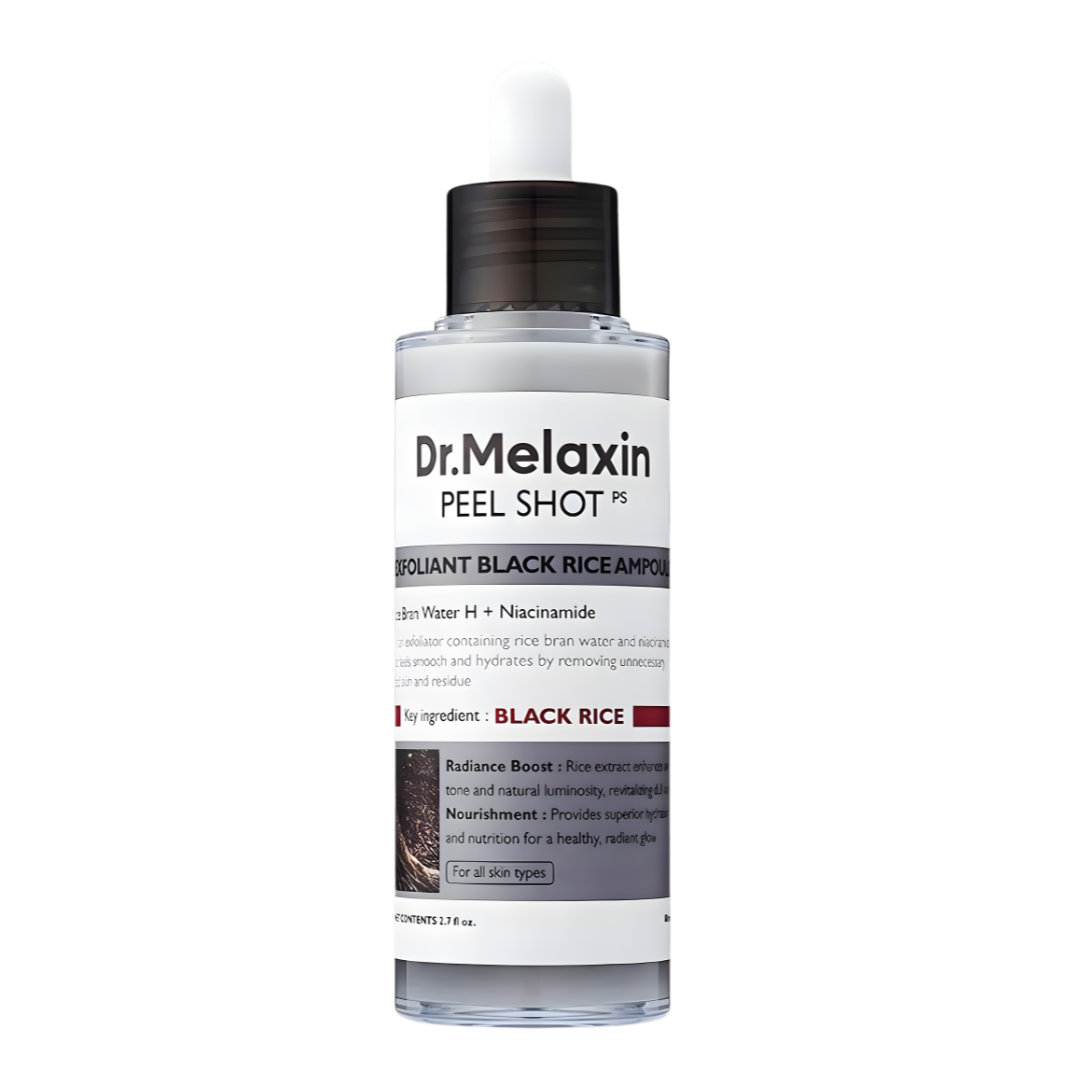 Dr. Melaxin Peel Shot Exfoliant Black Rice Ampoule - 80ml