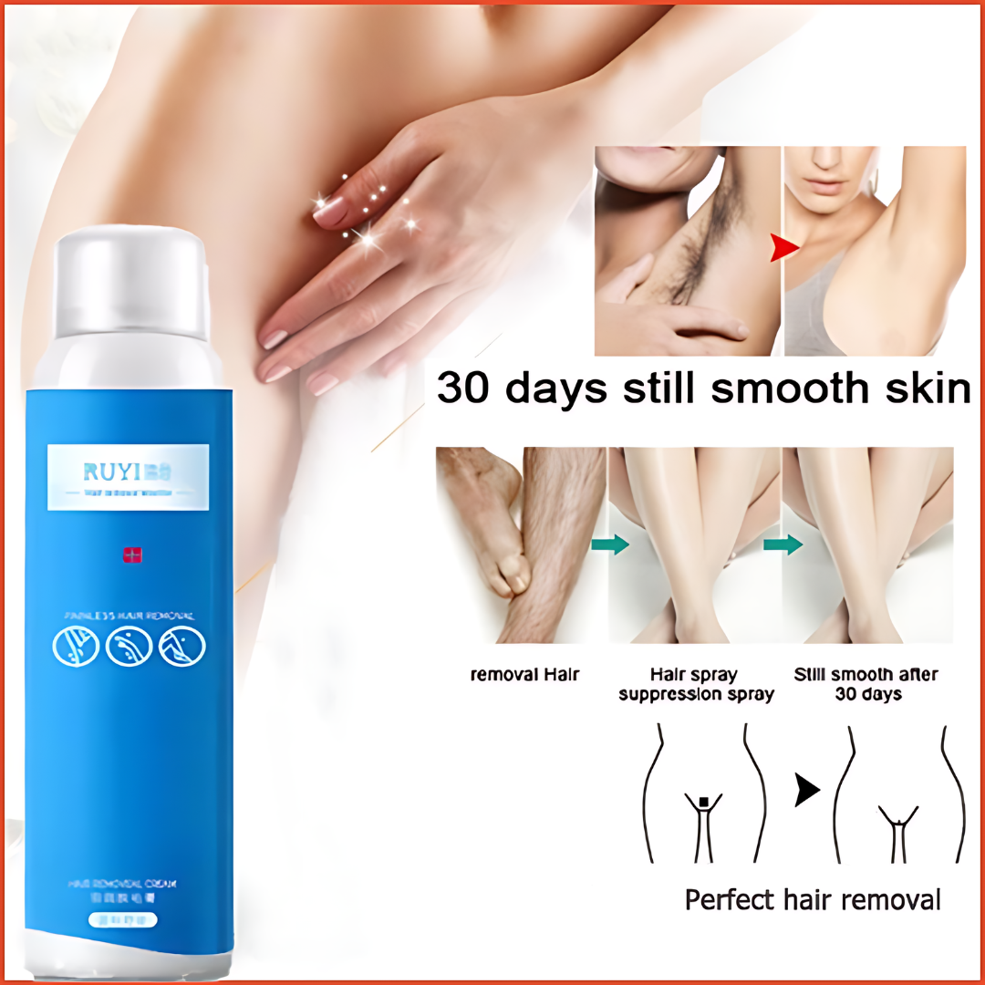 Hair removal spray