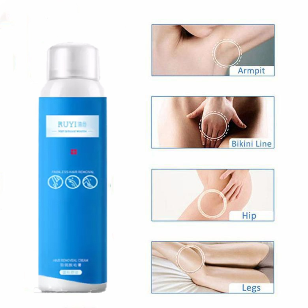 Hair removal spray