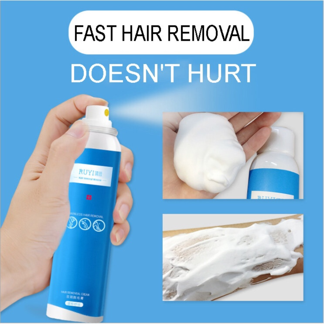 Hair removal spray