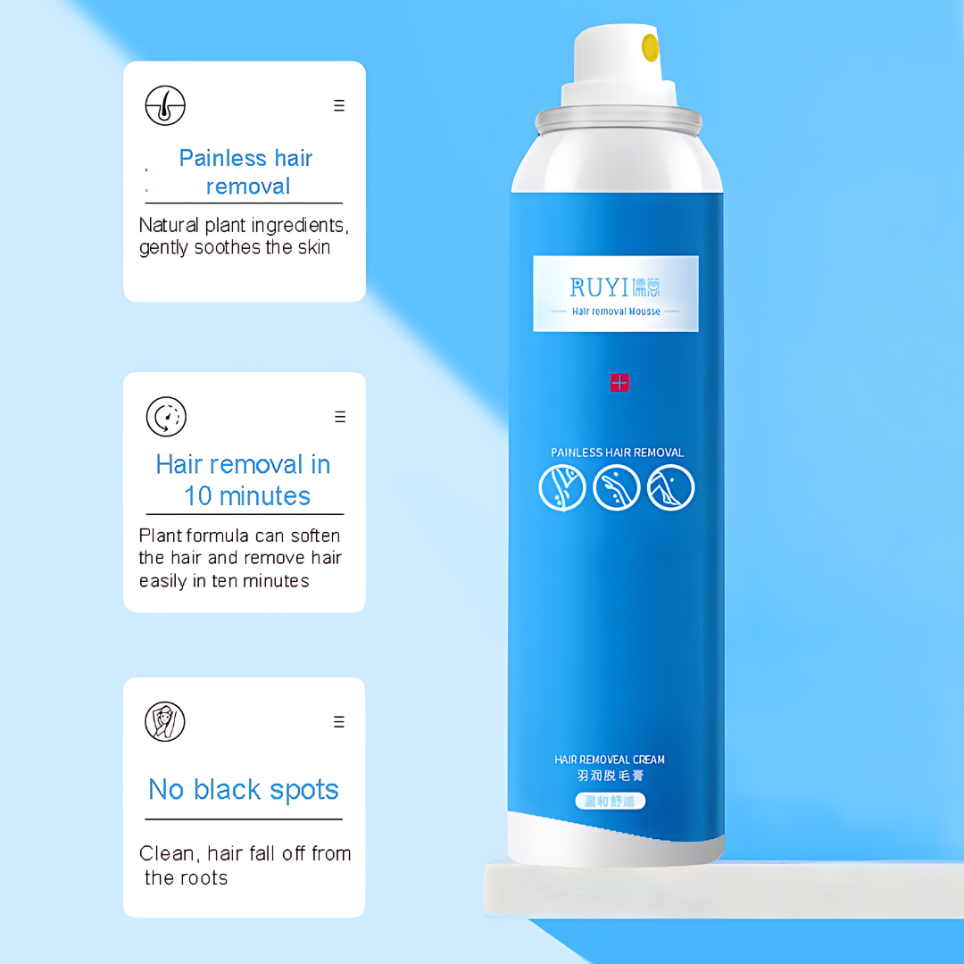 Hair removal spray
