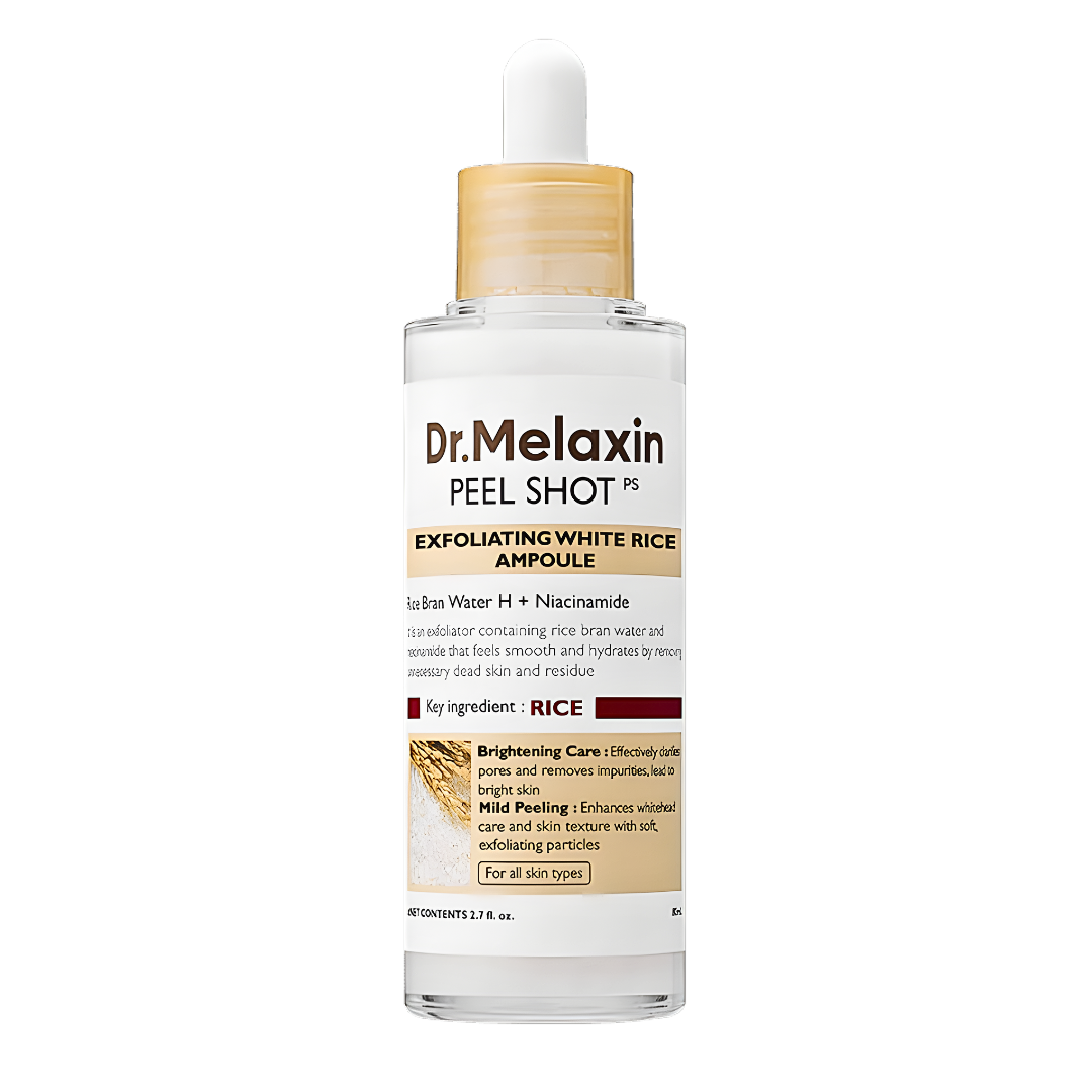 Dr. Melaxin Peel Shot Exfoliant White Rice Ampoule - 80ml