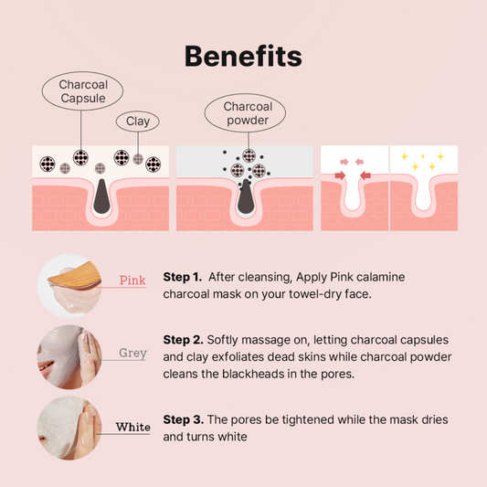 COSRX Poreless Clarifying Charcoal Mask Pink 110g