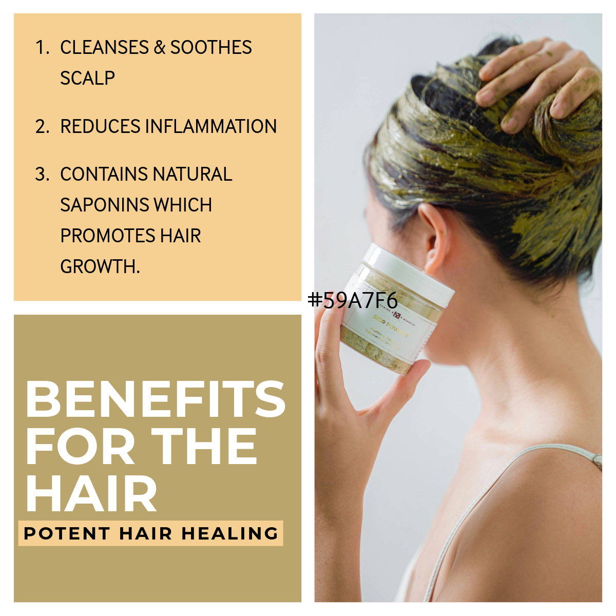 Zawina Morocco Sidr Powder for Body & Hair - 200g