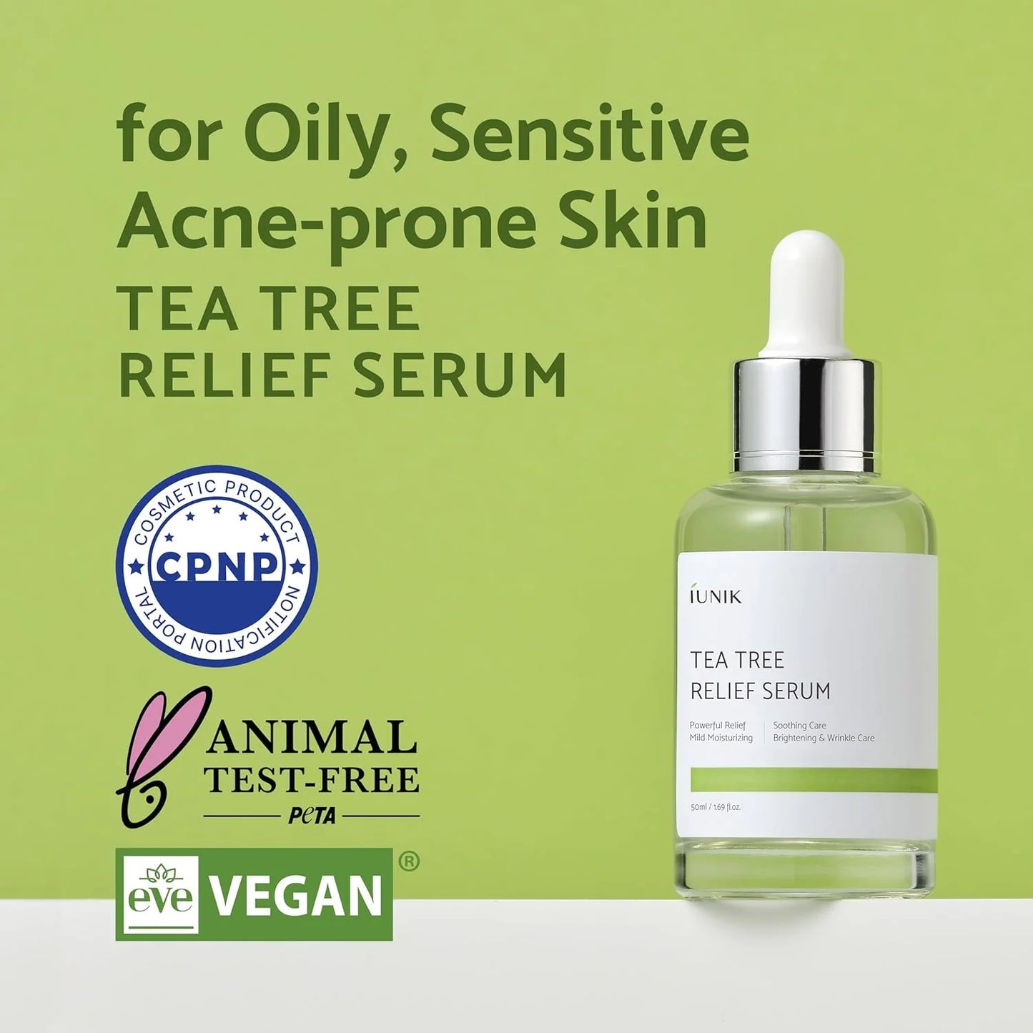 iUNIK Tea Tree Relief Serum - 50ml