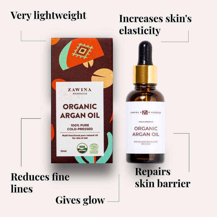 Zawina Morocco Organic Argan Oil - 30ml