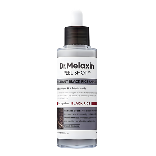 Dr. Melaxin Peel Shot Exfoliant Black Rice Ampoule - 80ml