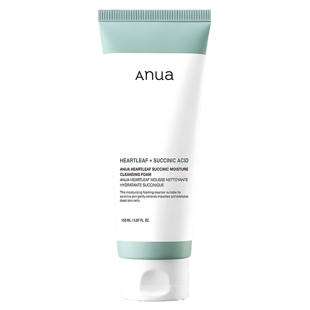 Anua Heartleaf Succinic Moisture Cleansing Foam [2024 Version] - 150ml