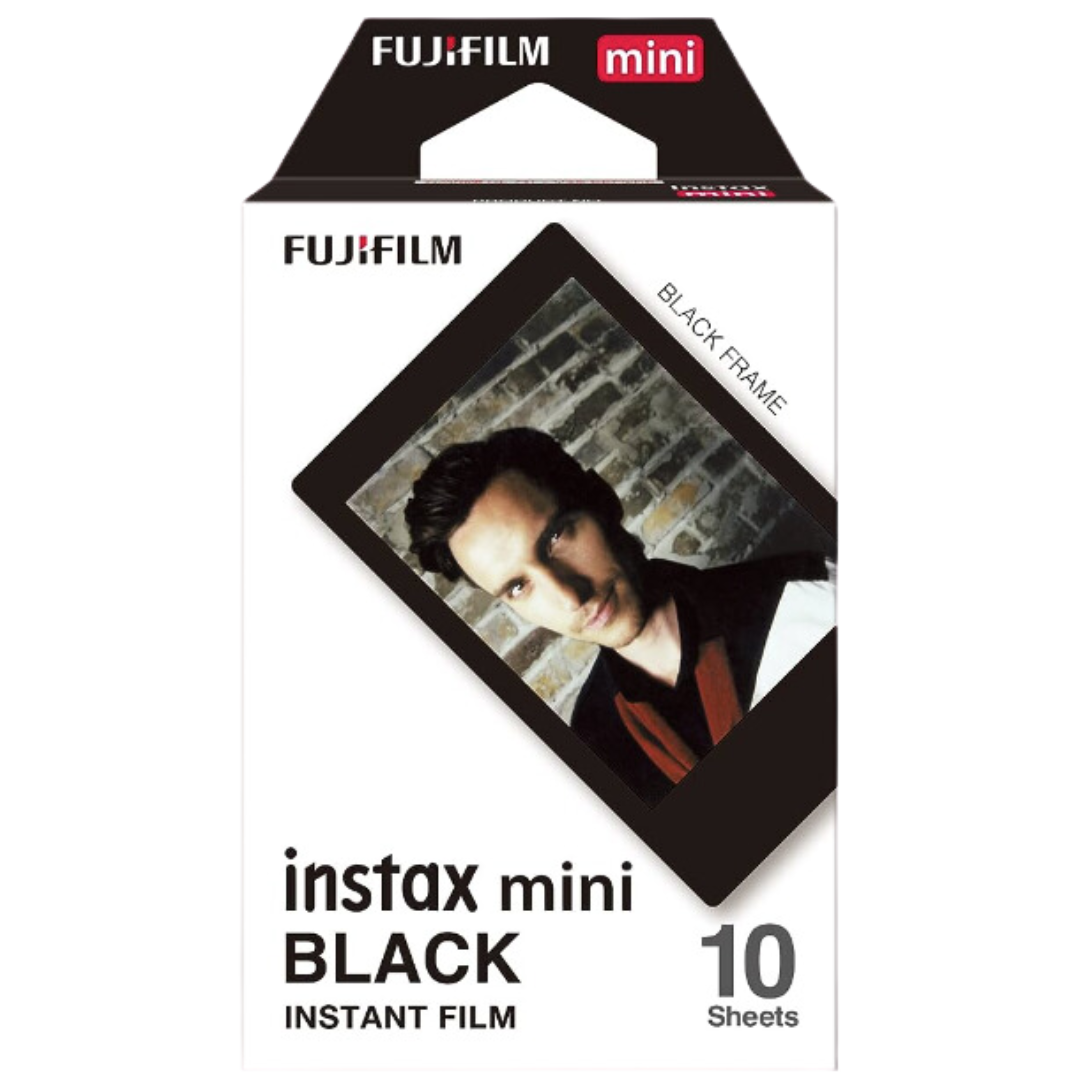 FUJI INSTAX MINI FILM - Black 10 sheets