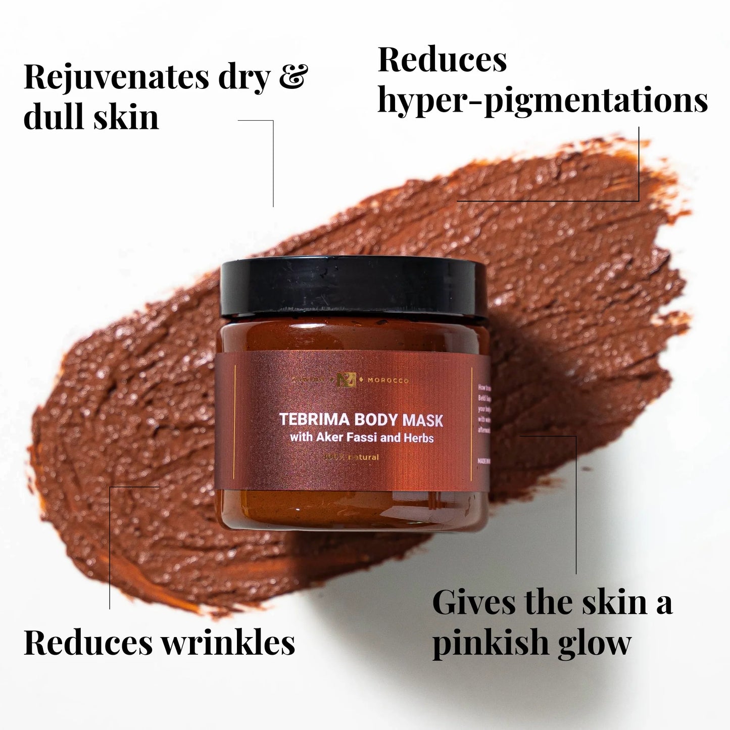 Zawina Morocco Tebrima Body Mask - 200g