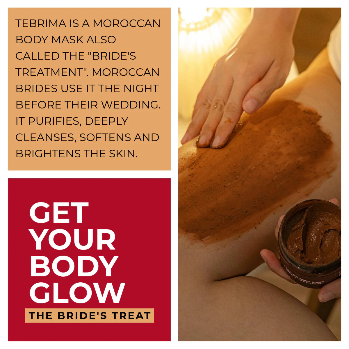 Zawina Morocco Tebrima Body Mask - 200g